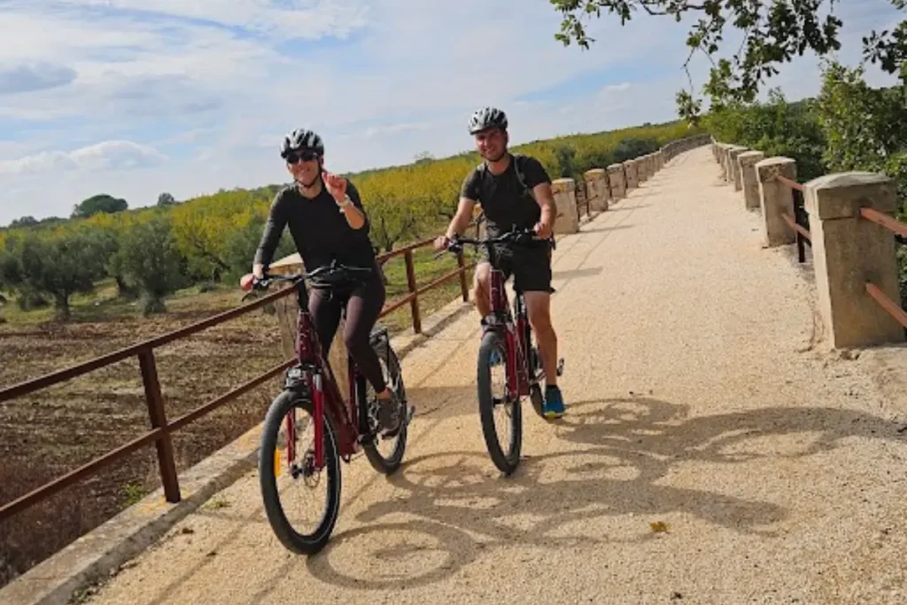 Easy e-bike ride on quiet countryside roads in the Alta Murgia area.