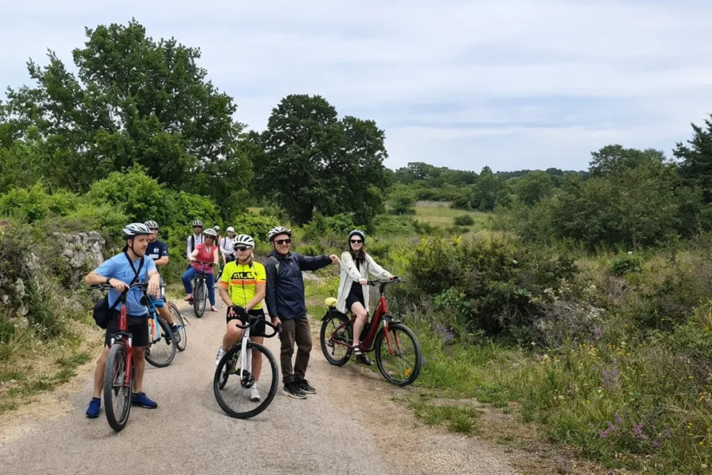Corporate e-bike team building in Central Puglia countryside