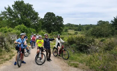 Corporate e-bike team building in Central Puglia countryside