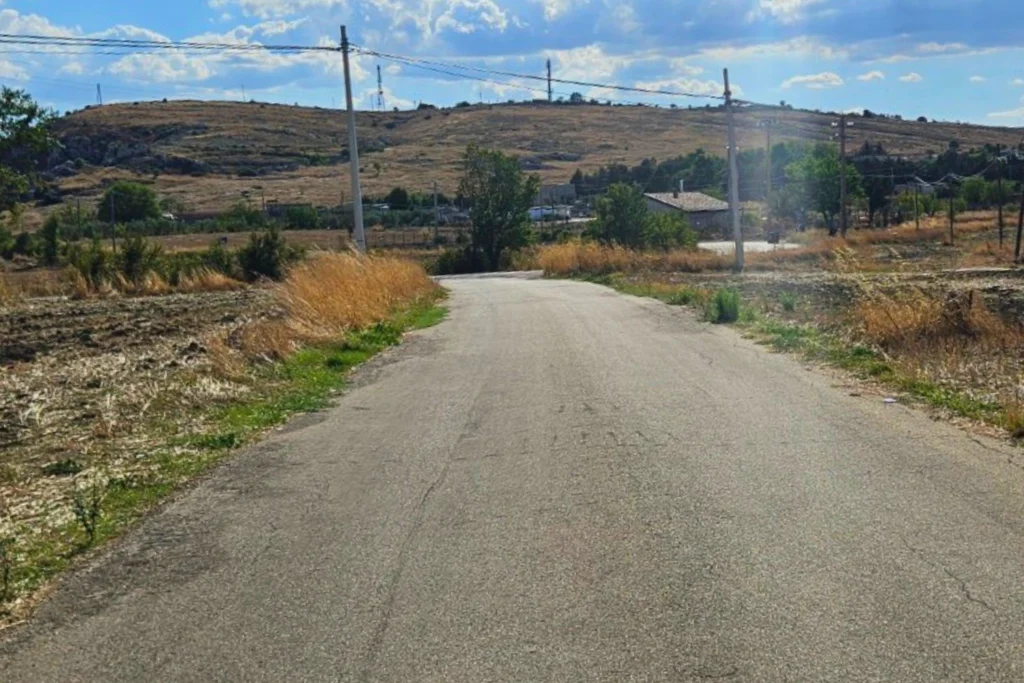 We ride into the silence around Matera.