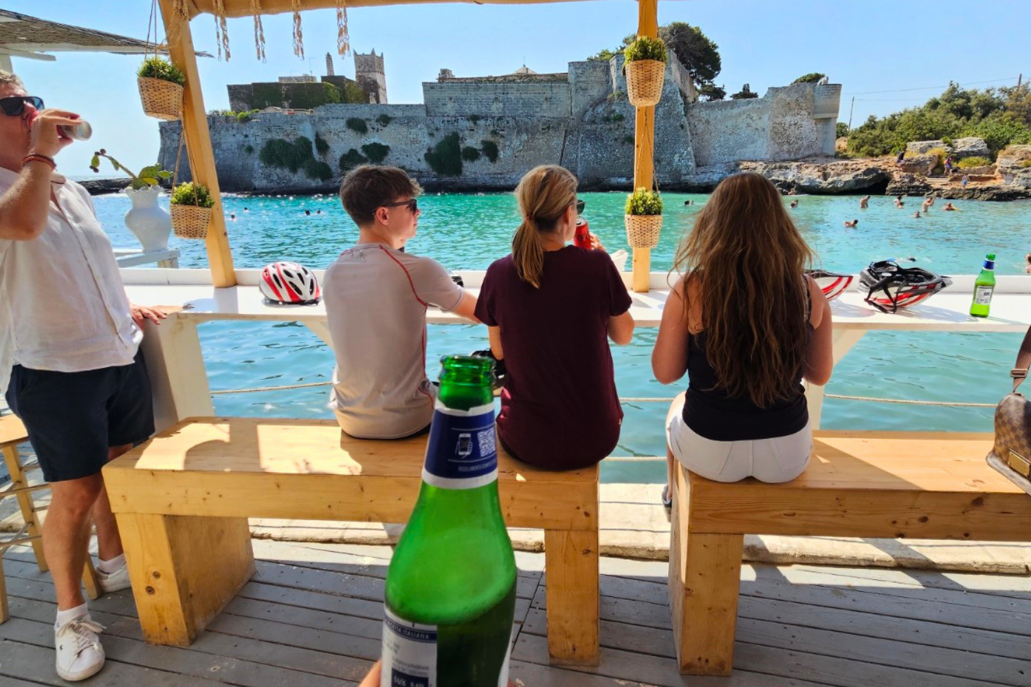 We stop where the view speaks.