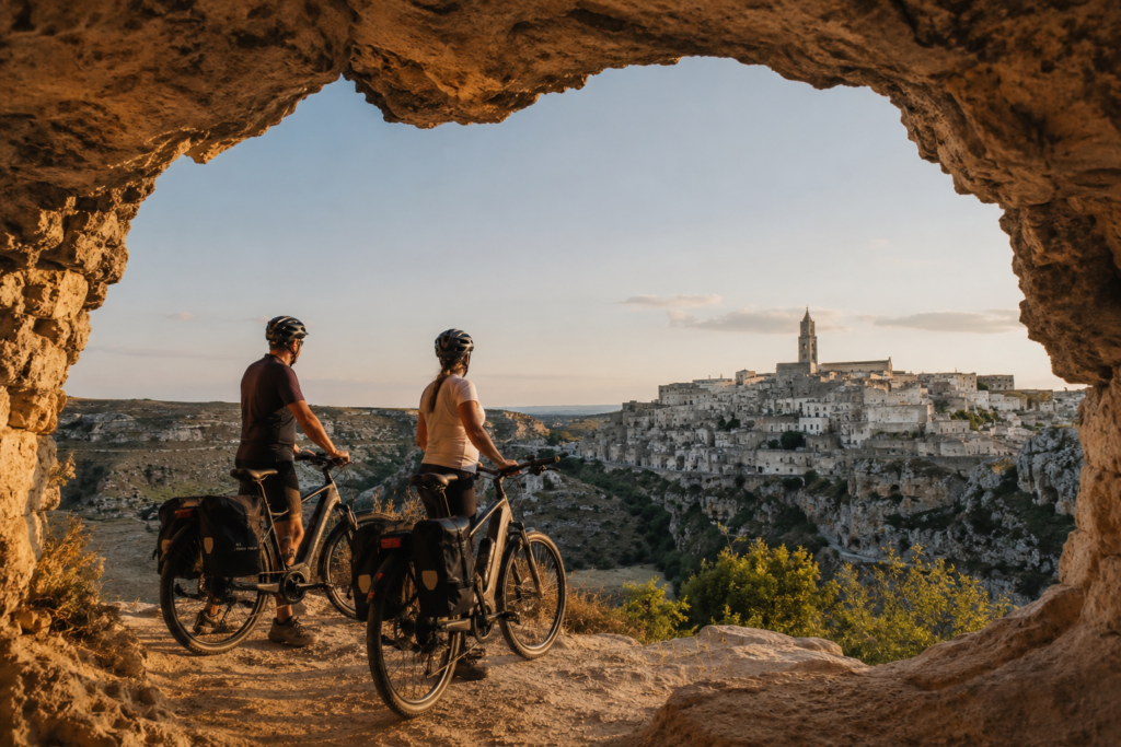 Cycling holiday between Puglia and Matera with premium touring e-bikes