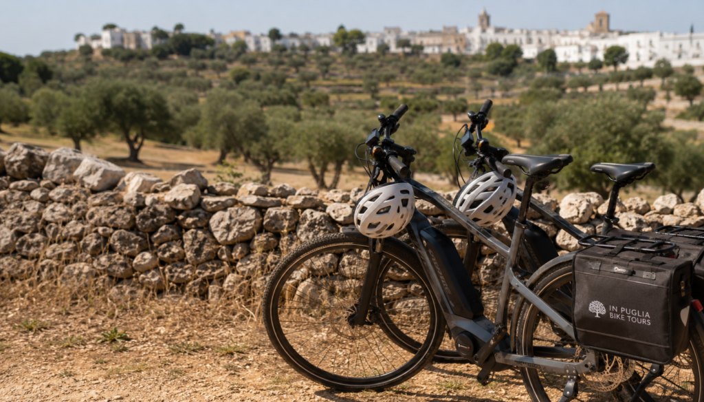 E-bike rental service in Puglia for self-guided cycling tours