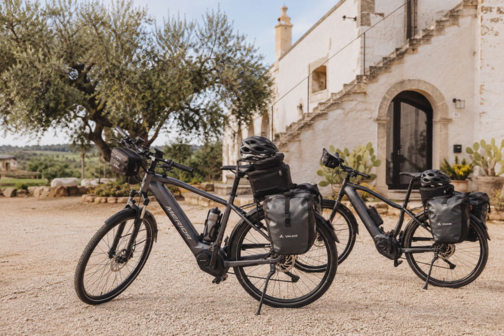 Premium e-bike rental for self-guided cycling holidays in Puglia