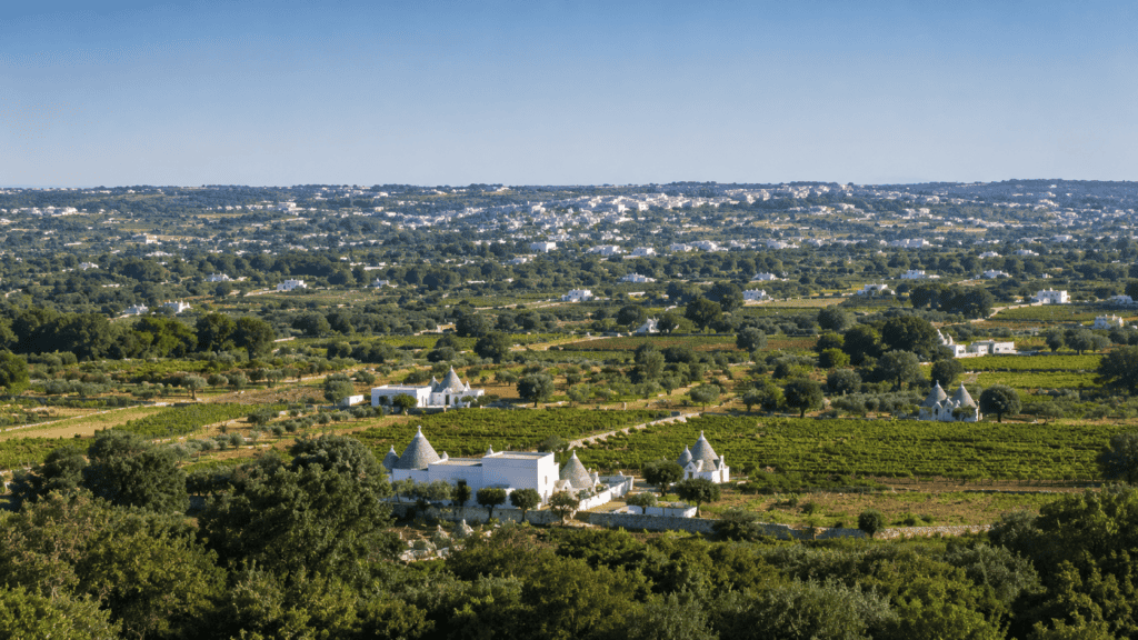Rural landscapes and villages in Valle d'Itria